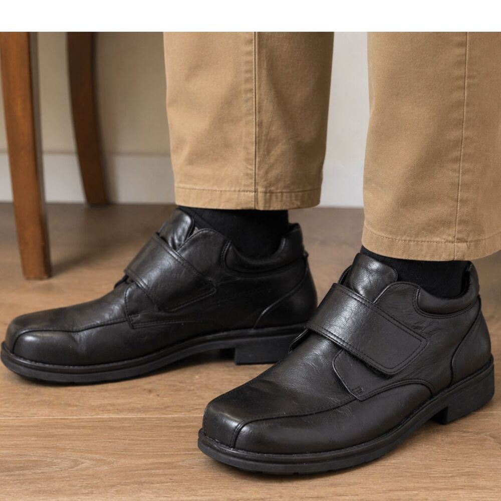 Mens Size 14 Propet Rodney Boot Therapeutic Orthopedic Strap Shoes MB105